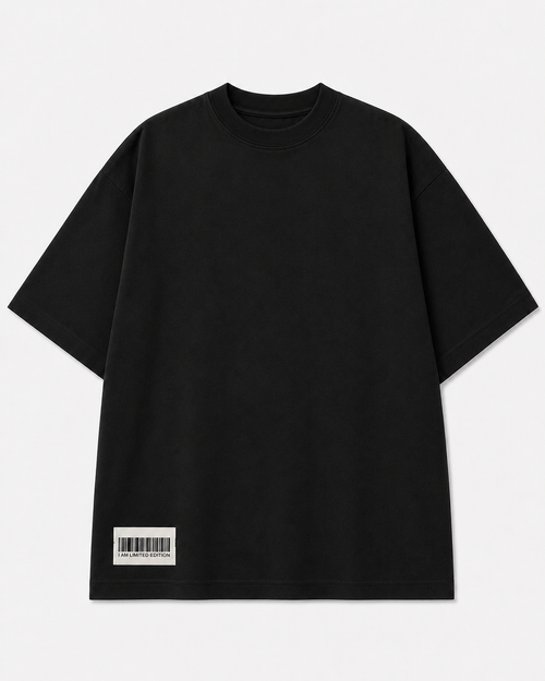 Black Lace Oversize Tee