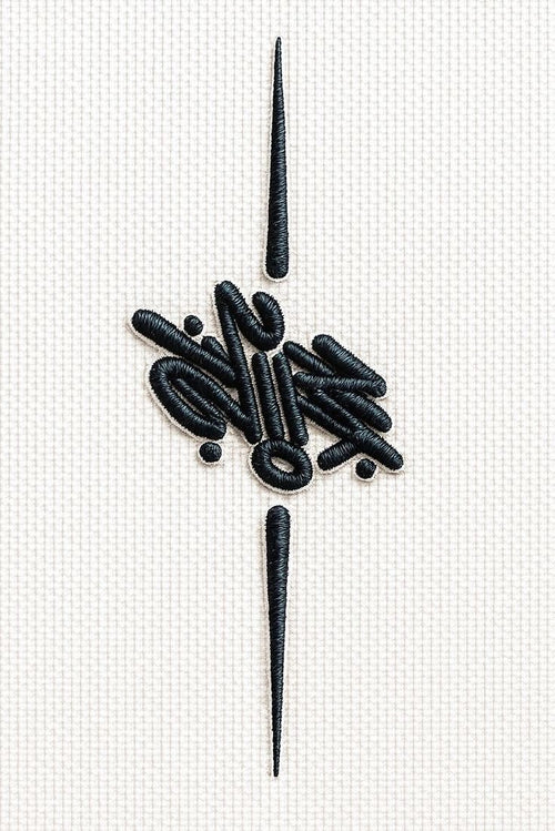 White Embroidered Tee