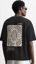 Black Lace Oversize Tee
